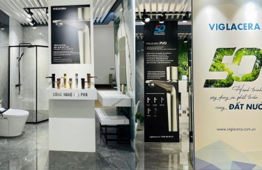 Sen Vòi phủ PVD: Sản phẩm cao cấp mới của Viglacera trong hệ sinh thái vật liệu xây dựng xanh
